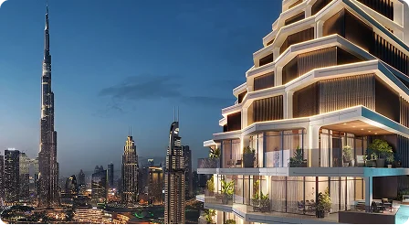 Luxury Downtown Dubai residence with Burj Khalifa view